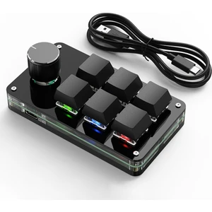 Programlama Makro Özel Düğme Klavye Oyun Tuş Takımı, Rgb 6 Tuşlu Kablolu (Yurt Dışından)