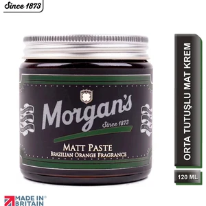 Morgan's Pomade Matt Paste Brazilian Orange - Mat Görünümlü Orta Tutuşlu Saç Şekillendirme Kremi 120 ml