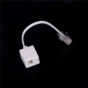RJ11 6P4C Dişi Ethernet RJ45 8P8C Erkek F/m Adaptör Dönüştürücü Kablo Telefon Karşılaşması (Yurt Dışından)