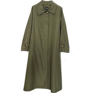 Beyza Betül Kolları Saten Leopar Astarlı Oversize Trençkot