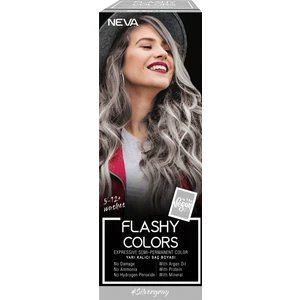 Flashy Colors Yarı Kalıcı Saç Boyası Gümüş - Silver Gray