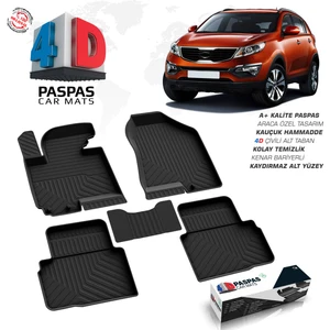 Kia Sportage 4D Havuzlu Paspas 2010-2016 A+Kalite