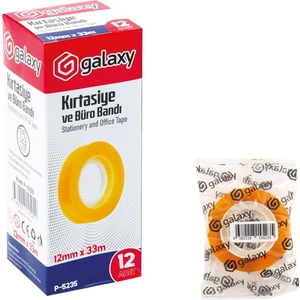 Kutulu Kırtasiye Bandı 12 mm x 33MT Gala x y P 5235