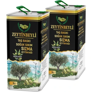 Naturel Sızma Soğuk Sıkım Taş Baskı 10LT Zeytinyağı