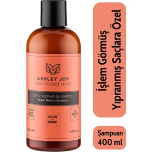 Ashley Joy İşlem Görmüş Yıpranmış Saçlara Özel Keratin İçeren Yoğun Onarıcı Şampuan 400 ML