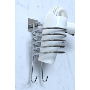 Yapışkanlı Gümüş Fön Makinesi Askısı Saç Kurutma Makinesi Tutacağı