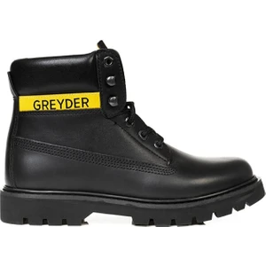 10450 Erkek Siyah Deri Bot