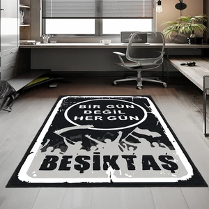 Dekoratif Özel Tasarım Yıkanabilir,ince, Kaymaz Tabanlı, Modern Genç Oda Halısı