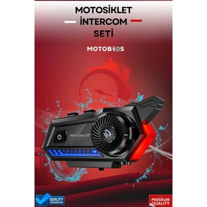 B-5 Motosiklet Interkom Sistemi: Yolda Güvenli ve Kolay Iletişim! Motosiklet Intercom Seti