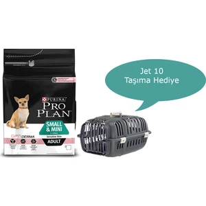 Pro Plan Small Sensitive Somonlu Yetişkin Köpek Maması 3 kg + Taşıma Çantası