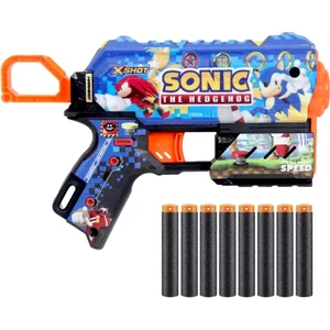 Sunman Oyuncfak Tabanca X-Shot Skins Sonic Dart Fırlatıcı 8 Dartlı