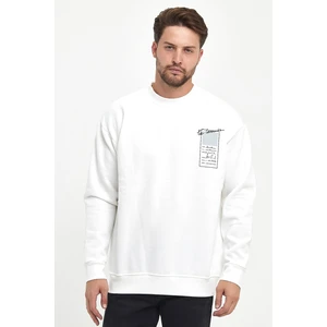 3 Iplik Şardonlu Bisiklet Yaka Sweatshirt RD24KE055457