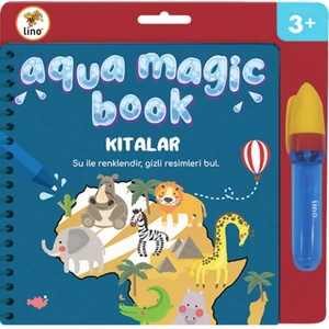 Aqua Magic Book Kıtalar Sihirli Boyama Kitabı