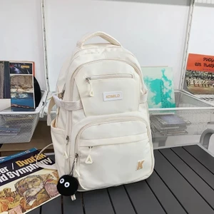 Joypessıe Moda Genç Su Geçirmez Sırt Çantası Lise Kız Erkek Okul Çantası Naylon Siyah Sırt Çantası Kadın Dizüstü Mochila (Yurt Dışından)