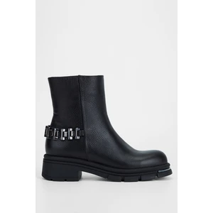 Tamer Tanca Kadın Deri Casual Bot 231 1056 Bn Bot SK23/24