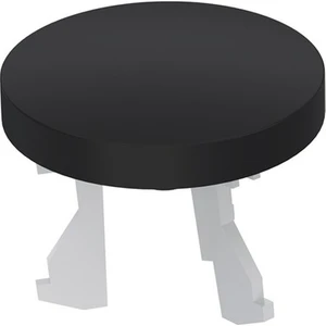 YT315 Üniversal Seramik Lavabo Su Taşma Delik Yüzüğü Mat Siyah