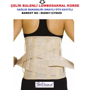 Başarı Ortopedi Bel Fıtığı Korsesi - Demirli Korse - Lumbosakral Korse - Bel Kayması Korsesi - Disk Kayması