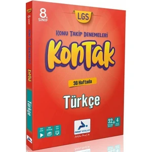 Paraf Yayınları 8. Sınıf Türkçe Kontak Konu Takip Denemeleri