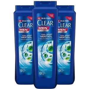 Erkek Şampuan Cool Sport Menthol Kepeğe Karşı Etkili 485 ml x 3 Adet