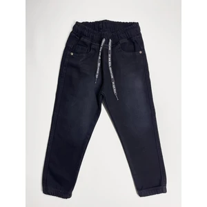 Canix Kids Erkek Çocuk Siyah Şardonlu Kot Pantolon (Bir Beden Büyük Almanız Tavsiye Edilir.)