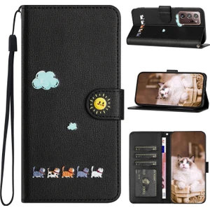 Yihang Boutique Samsung Galaxy Note 20 Ultra Kart Tutuculu Deri Manyetik Folyo Kapak, Kickstand - Tpu Darbeye Dayanıklı Dayanıklı Koruyucu Telefon Kılıfı (Yurt Dışından)