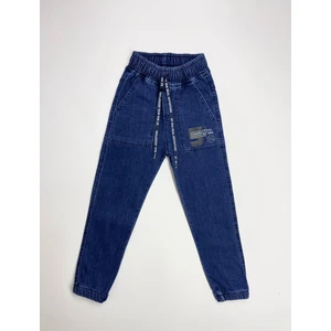 Canix Kids Erkek Çocuk Yapıştırma Cepli Mavi Kot Pantolon (Bir Beden Büyük Almanız Tavsiye Edilir.)