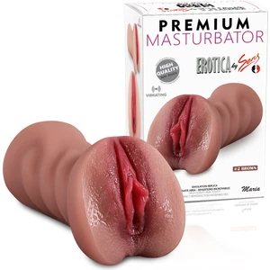 Love Glow Premium Masturbator Maria - Realistik Dokulu Melez Titreşimli Suni Vajina