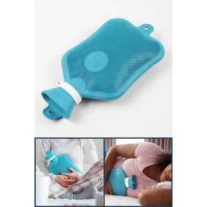 Bebelav Kauçuk Termofor Kokusuz Sıcak Su Torbası Mavi 2 lt