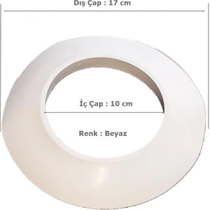 Kombi Baca Contası Lastik Sızdırmaz Conta 2'li Takım Beyaz