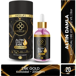 Ayos Life Altın Damla 200 ppm 20 ml Vitamin. B6 & Vitamin B12