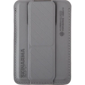 Magsafe Şarj Özellikli Skinarma Kado Kavrama Standlı Kartlık Gri