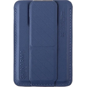 Magsafe Şarj Özellikli Skinarma Kado Kavrama Standlı Kartlık Mavi