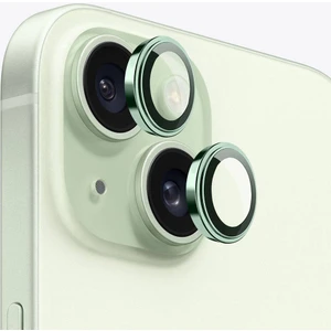 iPhone 15 ​​uyumlu Wiwu Lens Guard Metal Kamera Lens Koruyucu Yeşil