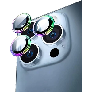 iPhone 15 Pro ​​​uyumlu Wiwu Lens Guard Metal Kamera Lens Koruyucu Colorful