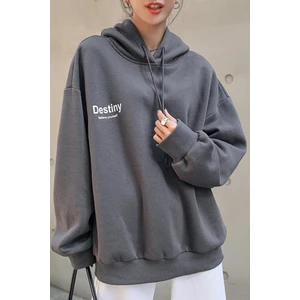 Destiny Tasarım Baskılı Sweatshirt