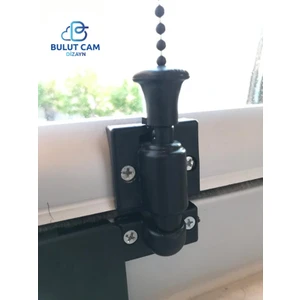 Bulut Dizayn Cam Balkon Plastik Kilidi Cam Balkon Emniyet Kilidi Siyah
