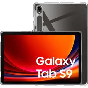 M.TK Moveteck Samsung Galaxy Tab S9 11 Inç SM-X710 Tablet Kılıf Arkası Şeffaf Köşe Korumalı Darbe Önleyici Anti Shock Şeffaf Silikon Armor Pp Ultra Slim Sararmazsam