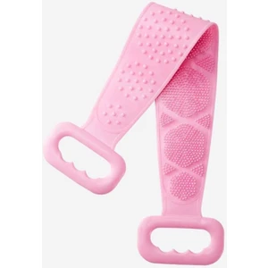 Silikon Çift Taraflı Banyo Kesesi Büyük Boy Pembe Renk