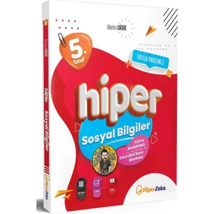 Hiper Zeka Yayınları 5. Sınıf Sosyal Bilgiler Hiper Konu Anlatımlı Soru Bankası