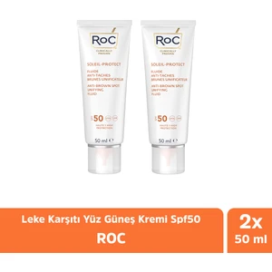 Leke Karşıtı Yüz Güneş Kremi SPF50 50 ml X2