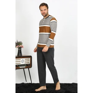 Erkek Uzun Kol Penye Pijama Takım 6845