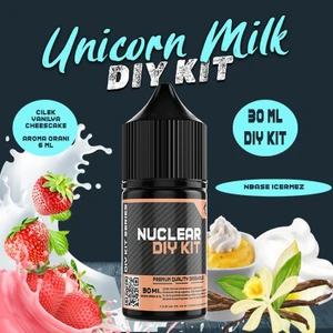 Nuclear Kimya Cutwood Unicorn Milk 30 60 100 ml Dıy Kit Çilek Süt Krema Gıda Aroması ( 6 ml Aroma Içerir )
