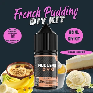Nuclear Kimya French Pudding 30 60 100 ml Dıy Kit Sütlaç Gıda Aroması ( 6 ml Aroma Içerir )