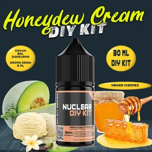 Nuclear Kimya Honeydew Cream 30 60 100 ml Dıy Kit Kavun Bal Gıda Aroması ( 6 ml Aroma Içerir )