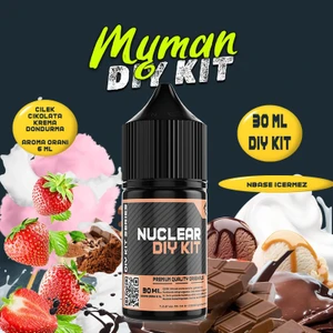 Nuclear Kimya One Hit Wonder Myman Dıy Kit Çilek Çikolata Aroması ( 6 ml Aroma Içerir ) 30 ml