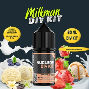 Nuclear Kimya One Hit Wonder Milkman 30 60 100 ml Dıy Kit Çilek Süt Aroması ( 6 ml Aroma Içerir )