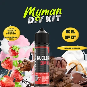 Nuclear Kimya One Hit Wonder Myman Dıy Kit Çilek Çikolata Aroması ( 6 ml Aroma Içerir ) 60 ml