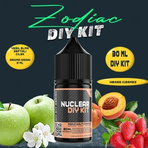 Nuclear Kimya Zodiac 30 60 100 ml Dıy Kit Yeşil Elma Şeftali Gıda Aroması ( 6 ml Aroma Içerir )