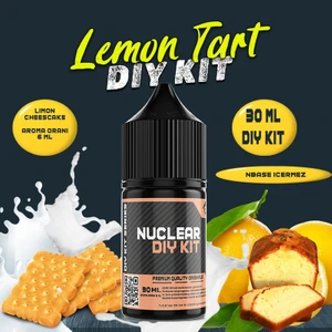 Nuclear Kimya Lemon Tart 30 60 100 ml Dıy Kit Limon Turta Gıda Aroması ( 6 ml Aroma Içerir )