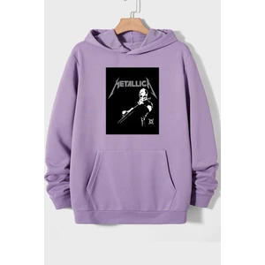 Only Trendwear Metalica Baskılı Oversize Sweatshirt